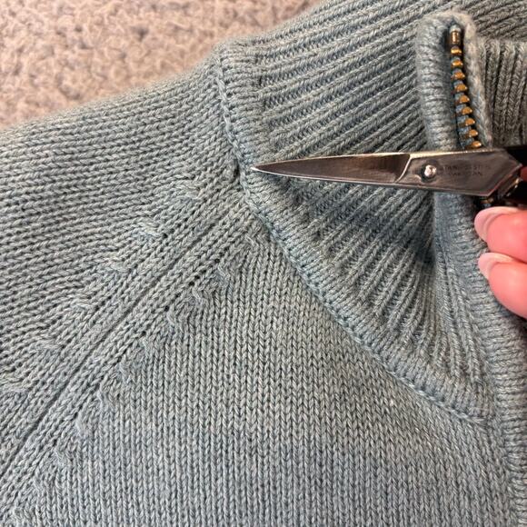 * NOT FOR SALE * VTG Eddie Bauer Fair Isle Sweater Women Large Angora Nordian - Picture 6 of 11